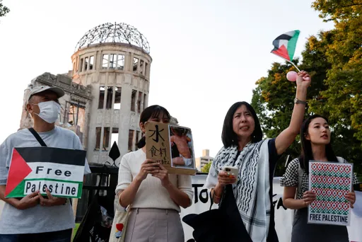 日本外相、ガザ地区でのイスラエル軍事行動を強く非難