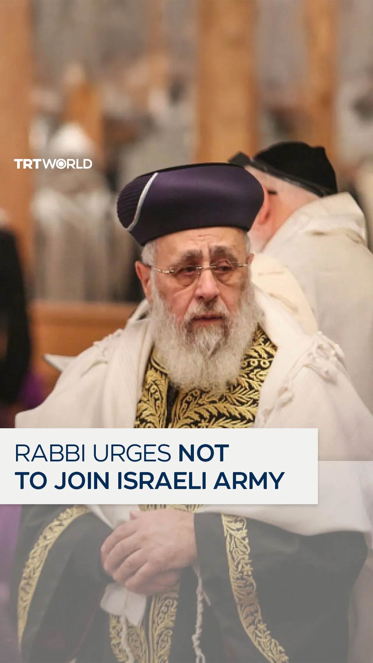 Rabbi urges Israelis to avoid joining Israeli army