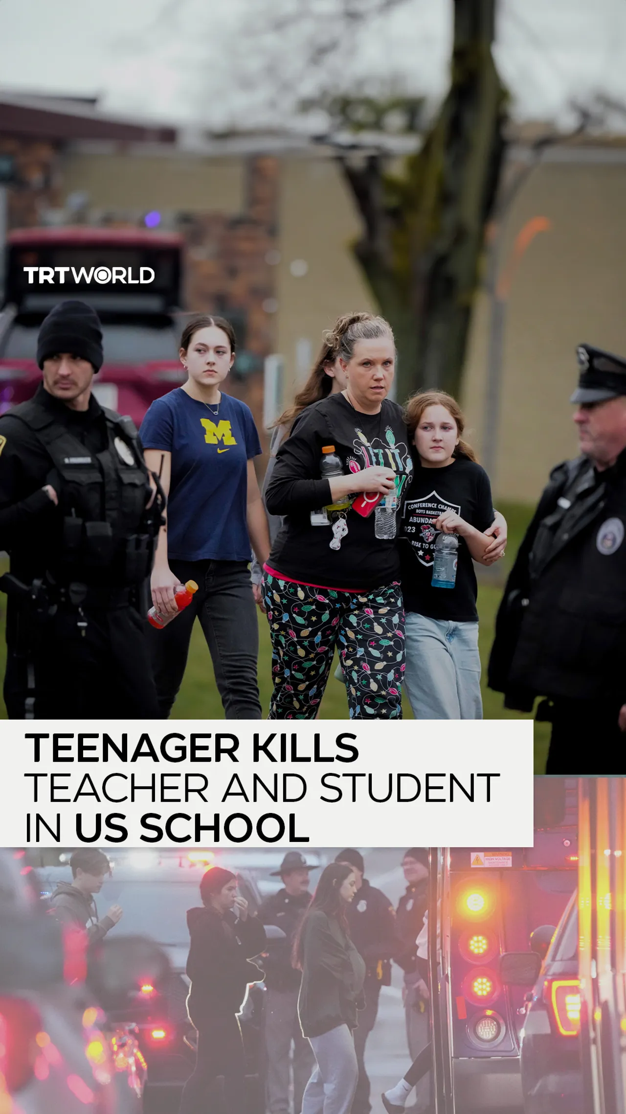Teen shooter kills student and teacher at Wisconsin School