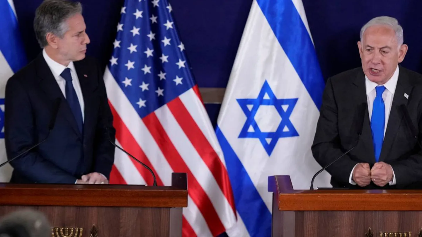 بىلىنكېن: غەززەدە ئىسرائىلىيەنىڭ ئۇزۇن مۇددەتلىك ئىشغالىيىتىگە قارشىمىز