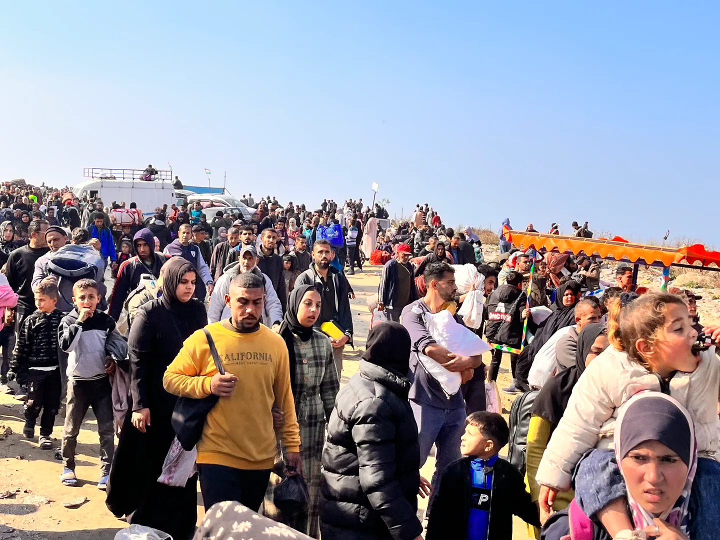 Łzy, determinacja i strata: Palestyńczycy wracają do zniszczonej północnej Gazy