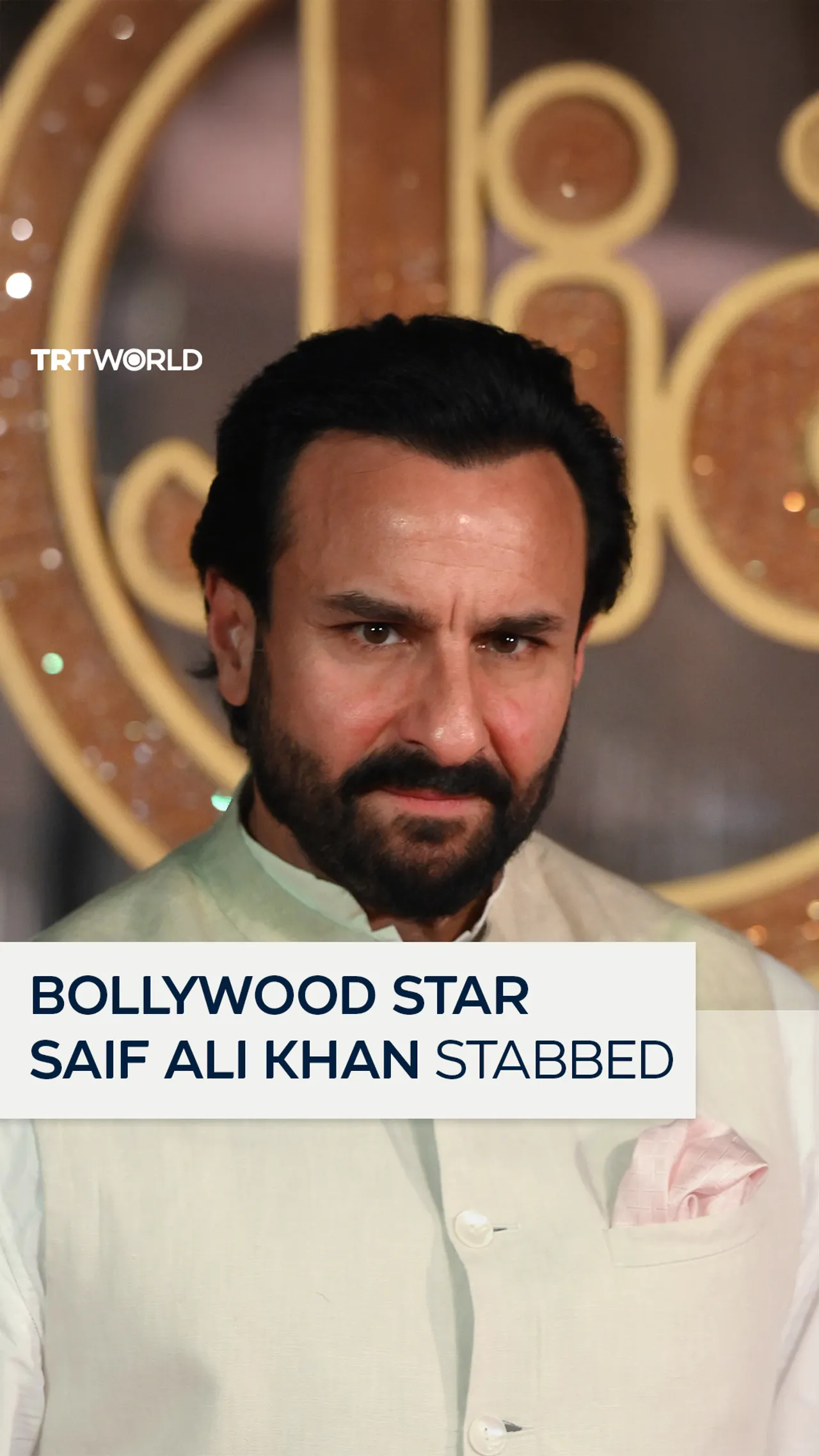 Bollywood actor stabbed during an attempted burglary