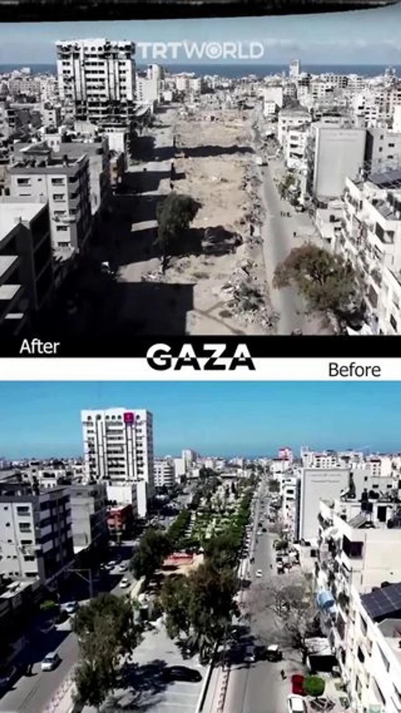 Gaza's Palestinians confront 'ghost towns' as Israel pauses genocidal war