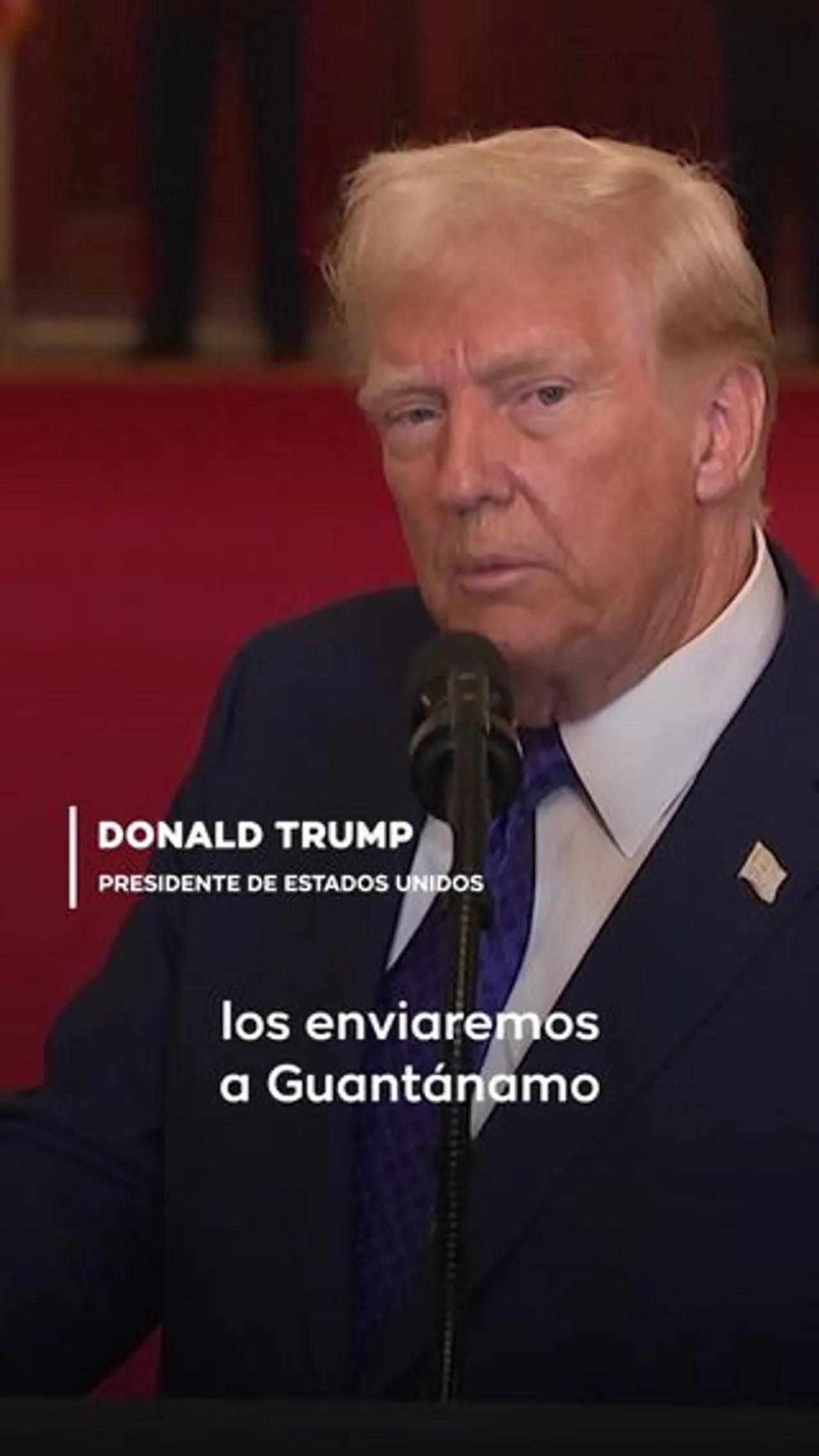 Trump enviará a migrantes irregulares a Guantánamo