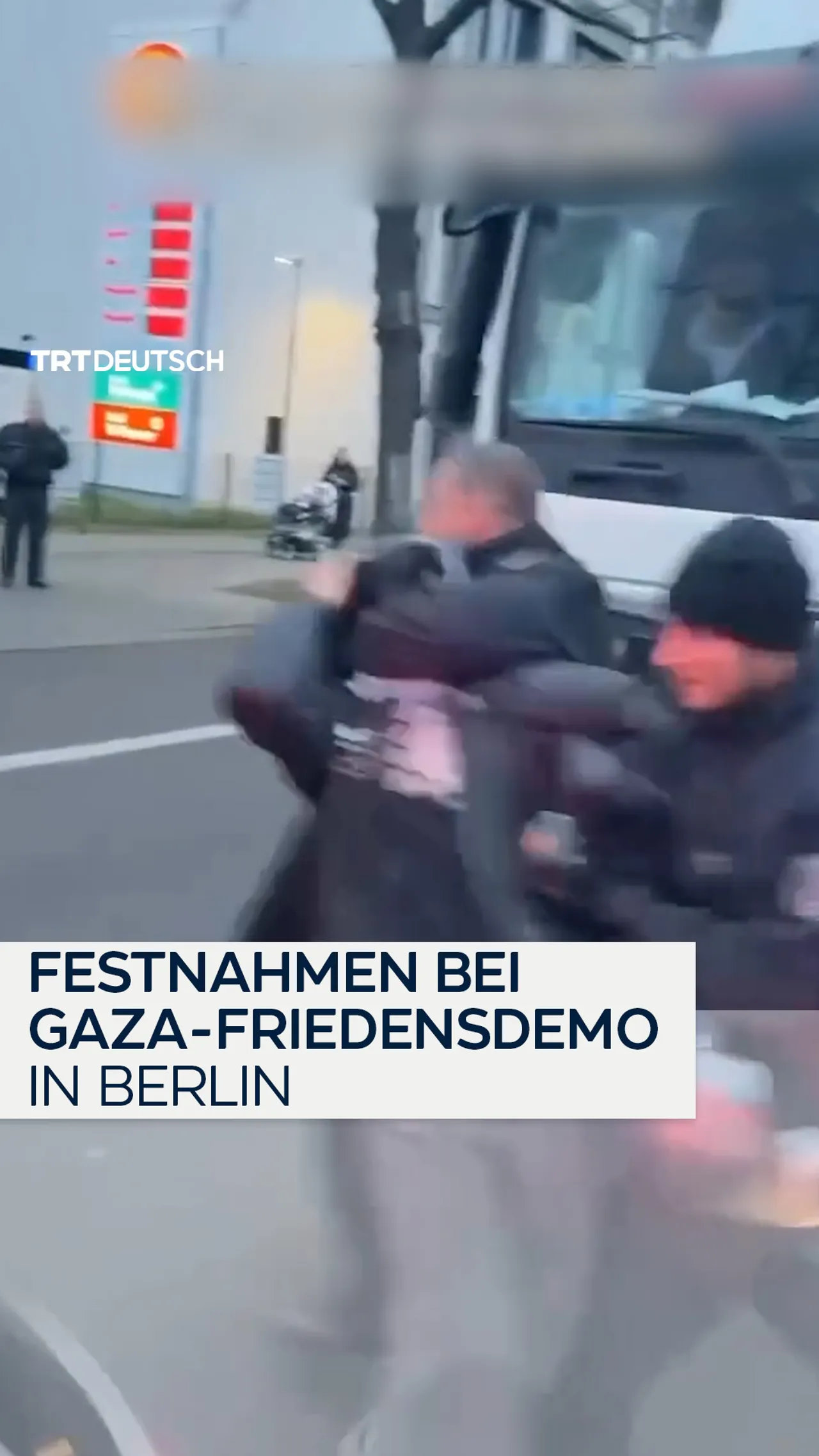 Festnahmen bei
Gaza-Friedensdemo
in Berlin