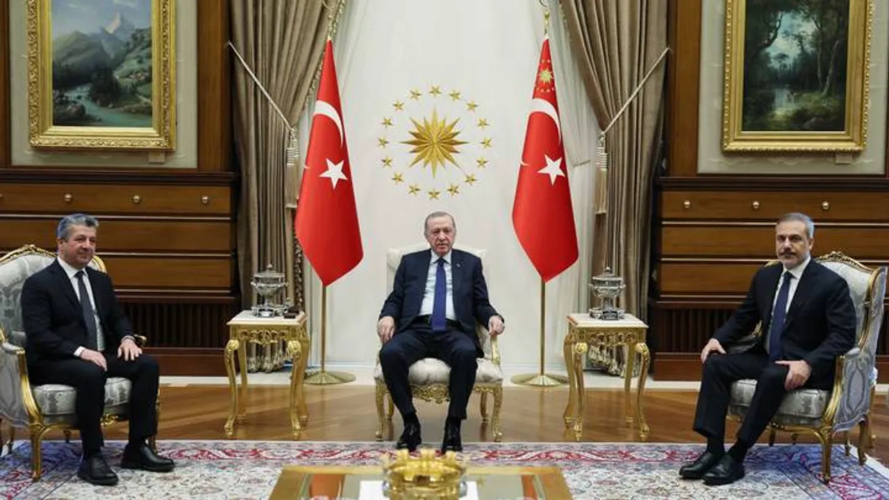 أردوغان في لقائه بمسرور بارزاني: تركيا تهتم باستقرار وأمن العراق