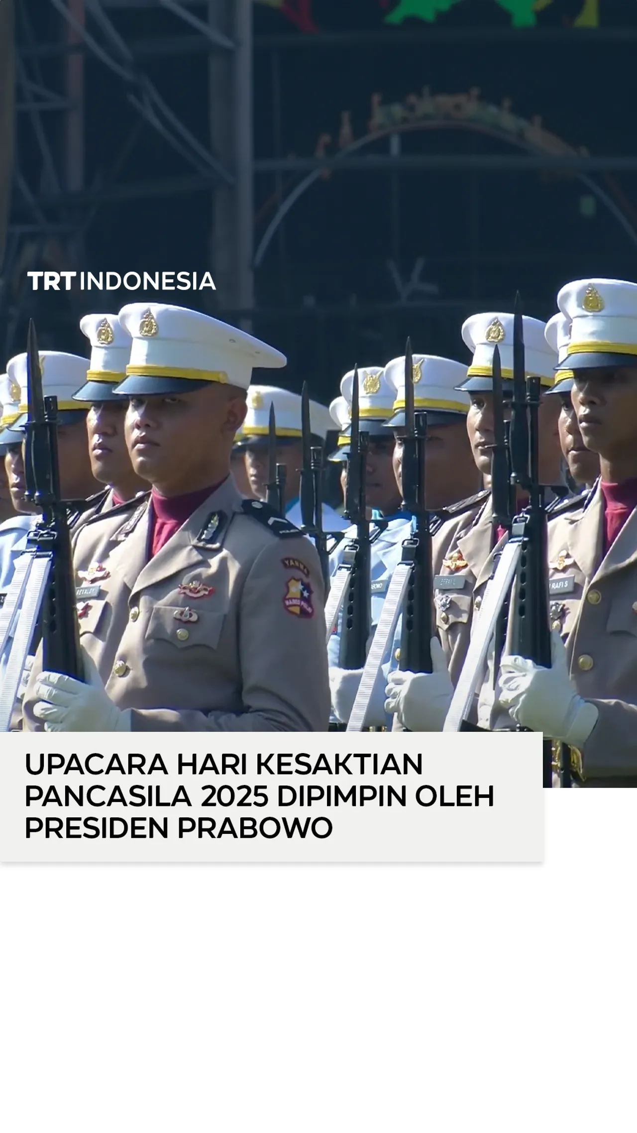 Presiden Prabowo pimpin Upacara Hari Kesaktian Pancasila 2025