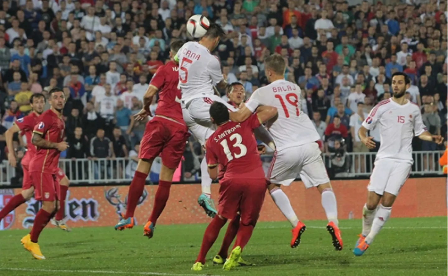 ​Ndeshja ndërmjet Serbisë dhe Shqipërisë nën masa të rrepta sigurie