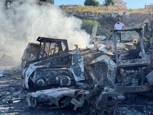 Israeli air strikes destroy over 300 vehicles in Lebanon