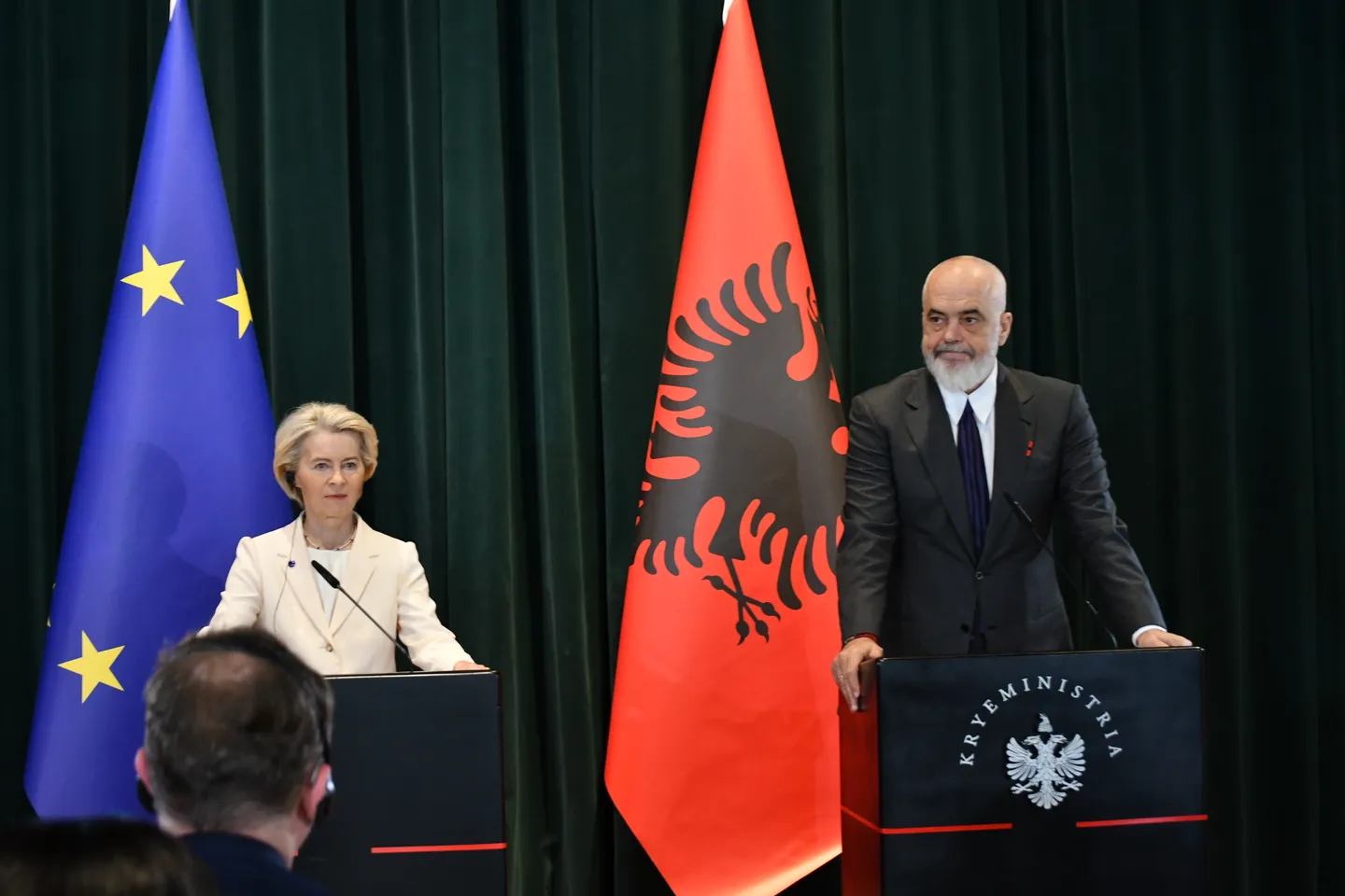 Урсула фон дер Лајен: Албанија на вистинскиот пат кон Европската Унија