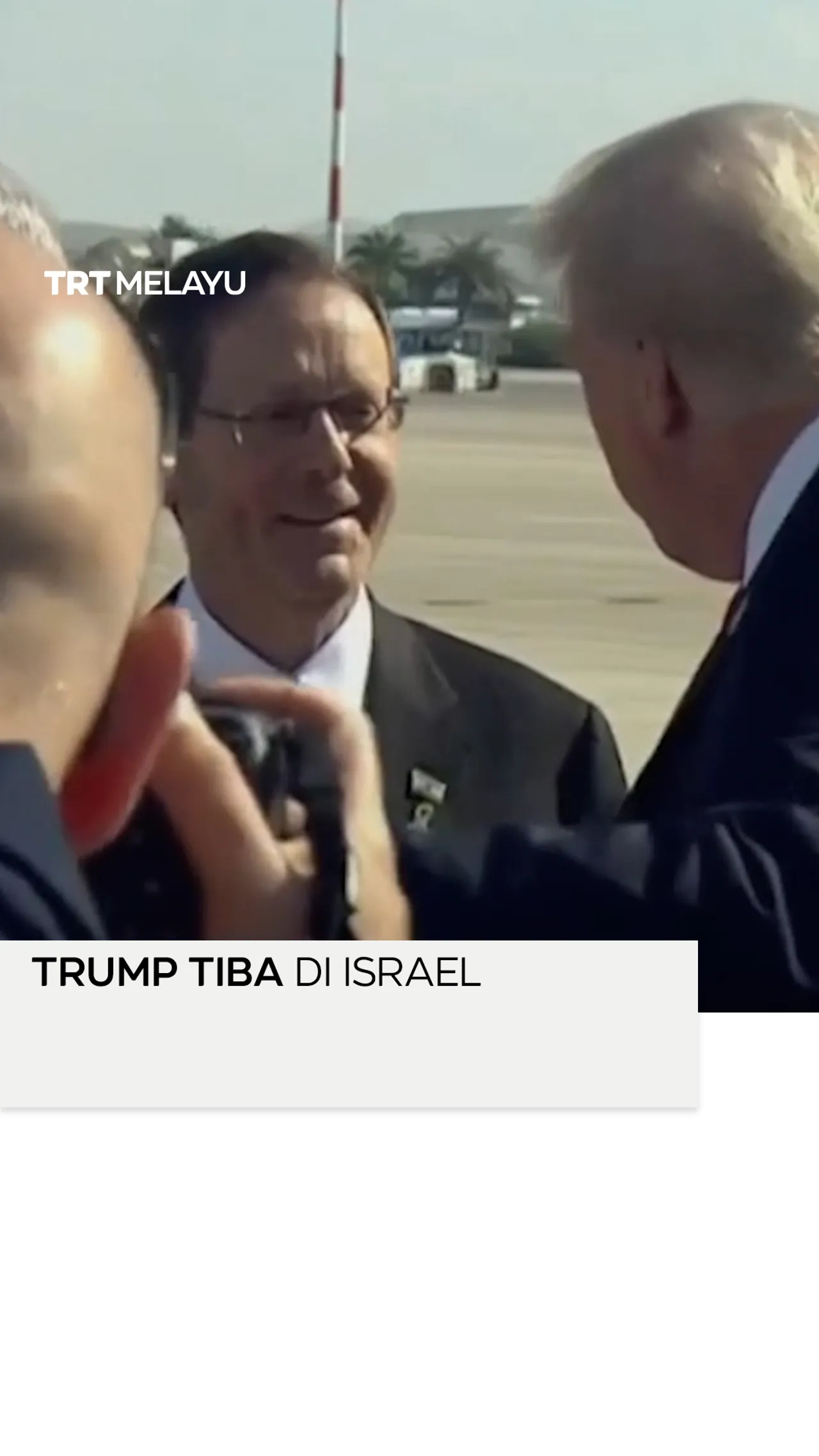 Presiden AS Donald Trump tiba di Tel Aviv