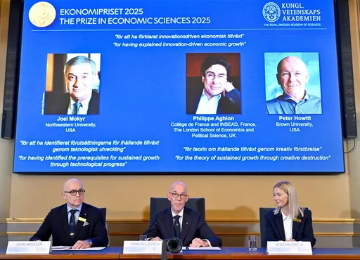 Mokyr, Aghion, Howitt win 2025 Nobel for innovation-driven economic research
