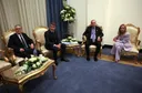 Presidente Erdogan se reúne con líderes durante la cumbre sobre Gaza en Egipto