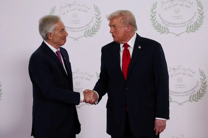 Тони Блер наводно е отстранет од списокот на кандидати на Трамп за „мировниот комитет“ за Газа