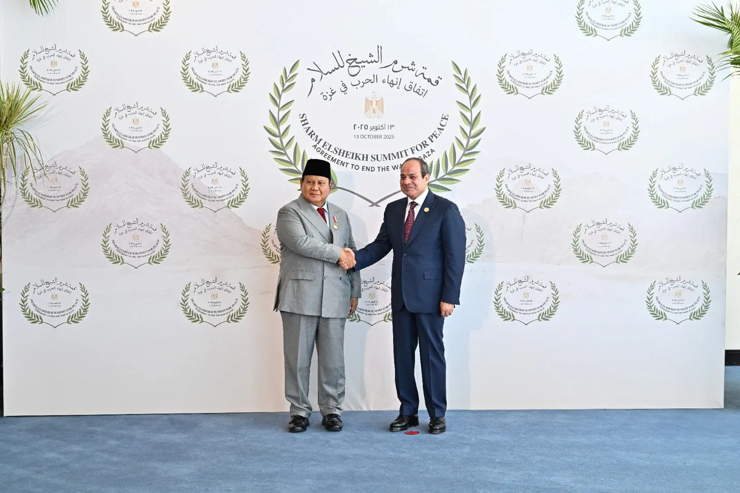 Prabowo hadiri KTT Sharm El-Sheikh, saksikan penandatanganan perdamaian Gaza