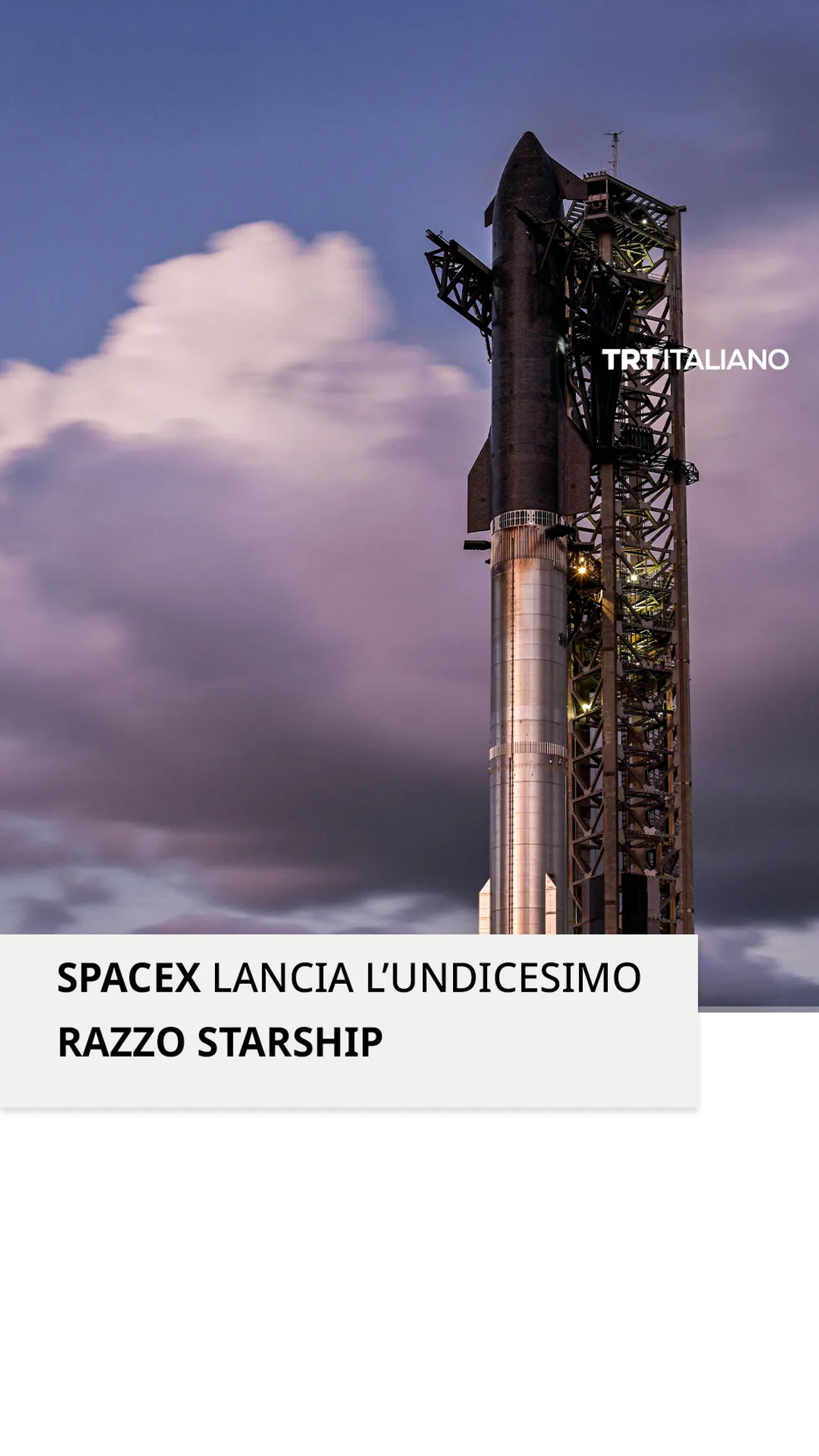 SpaceX ha lanciato il razzo Starship per testare il suo design riutilizzabile