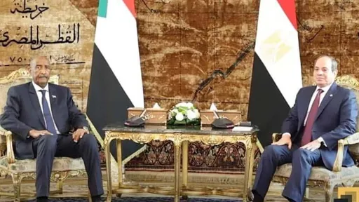 السيسي والبرهان يبحثان تعزيز التعاون وتطورات الأوضاع في السودان