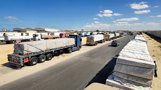 Israel reopens Rafah crossing to aid trucks after return of Israeli captives' bodies