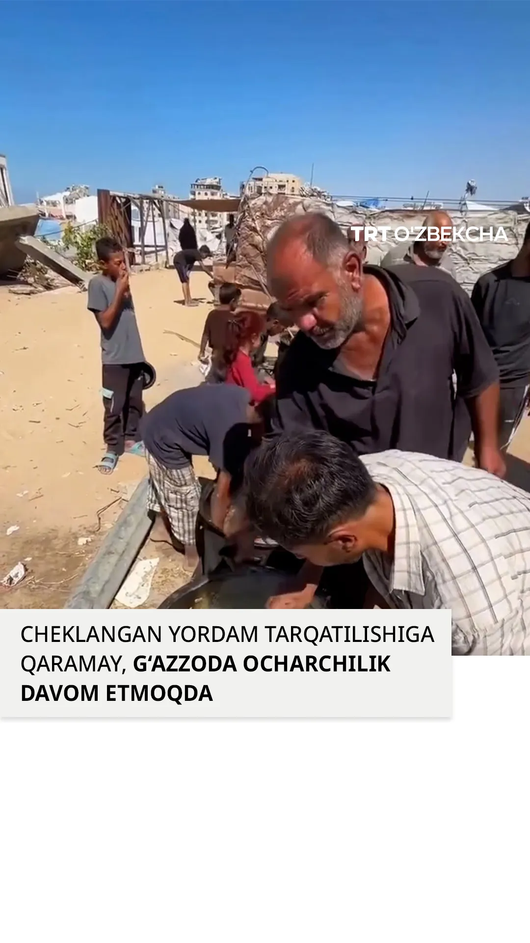 G‘azzo shimolida ocharchilik davom etmoqda