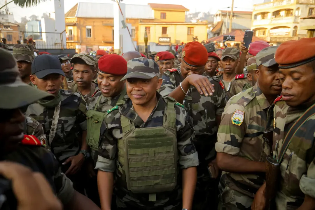 Madagascar coup leader says open to talks with African Union after suspension