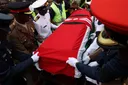 Kenya's opposition leader Raila Odinga's body arrives in Nairobi from India