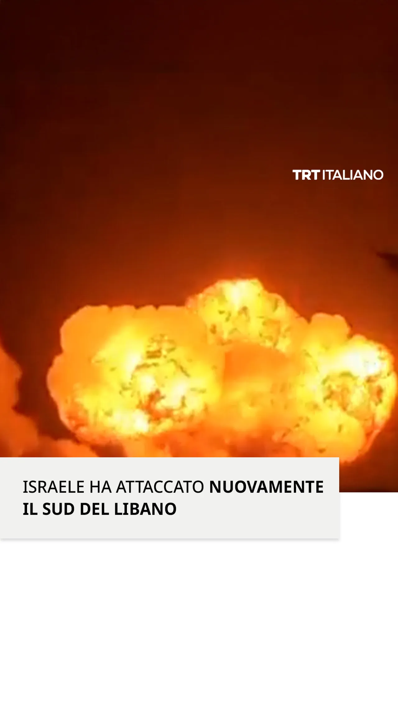 Israele ha lanciato pesanti attacchi aerei nel sud del Libano
