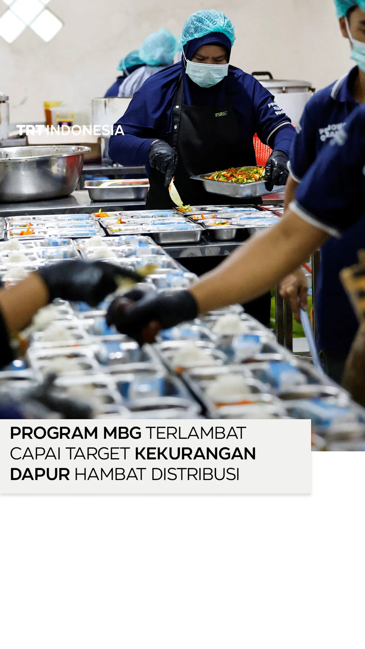 Program makan bergizi gratis Indonesia tertinggal 15 persen dari target