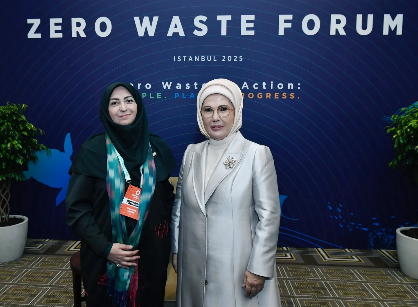 Эмине Эрдоган встретилась с вице-президентом Ирана