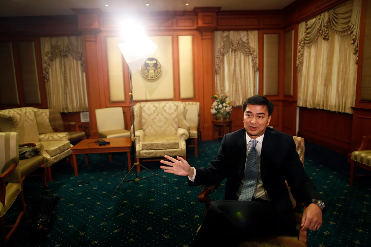 Thailand's Democrat Party reinstates controversial ex-PM amid internal struggles