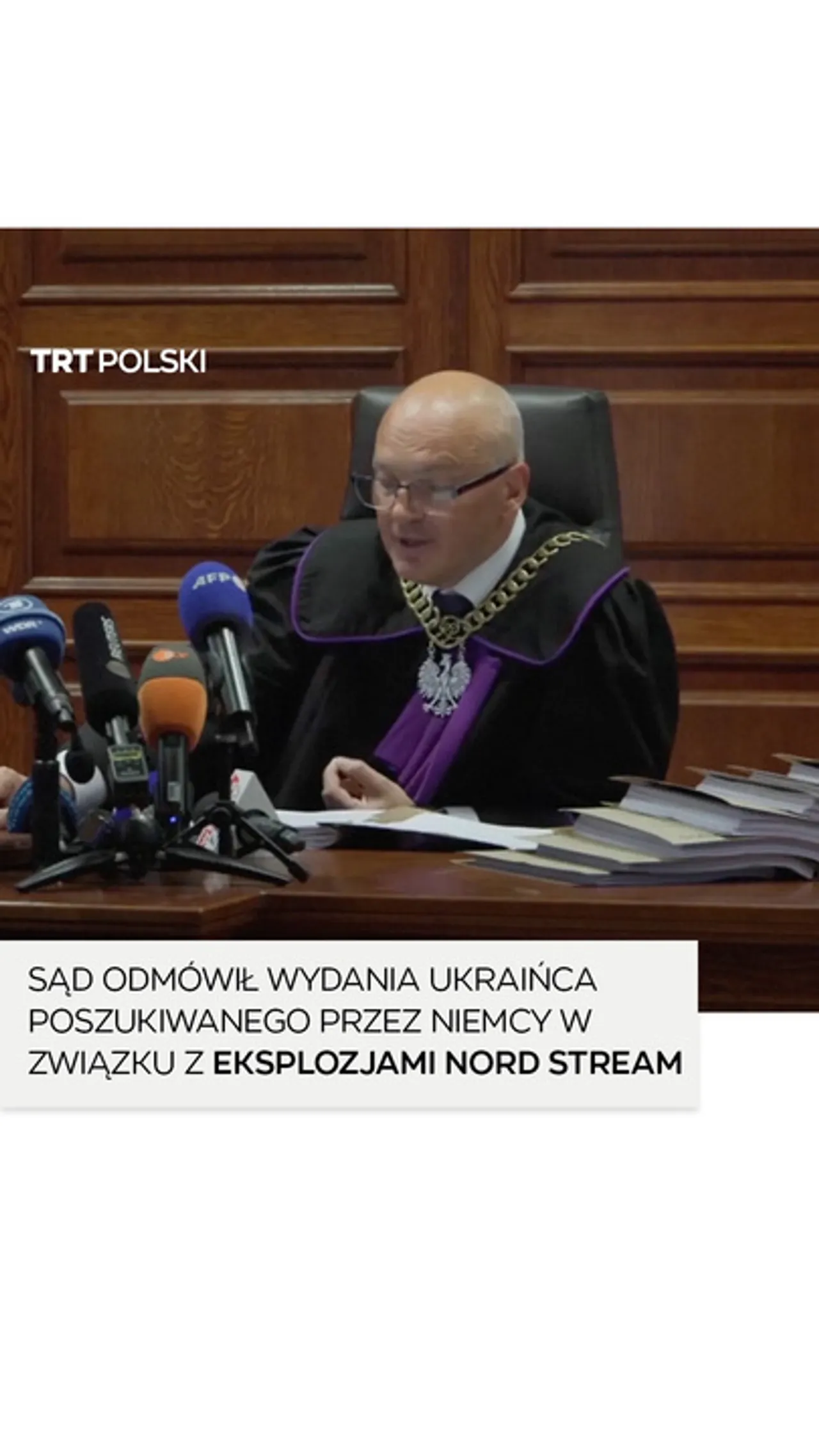 Sąd odmówił wydania Ukraińca poszukiwanego przez Niemcy w związku z eksplozjami Nord Stream