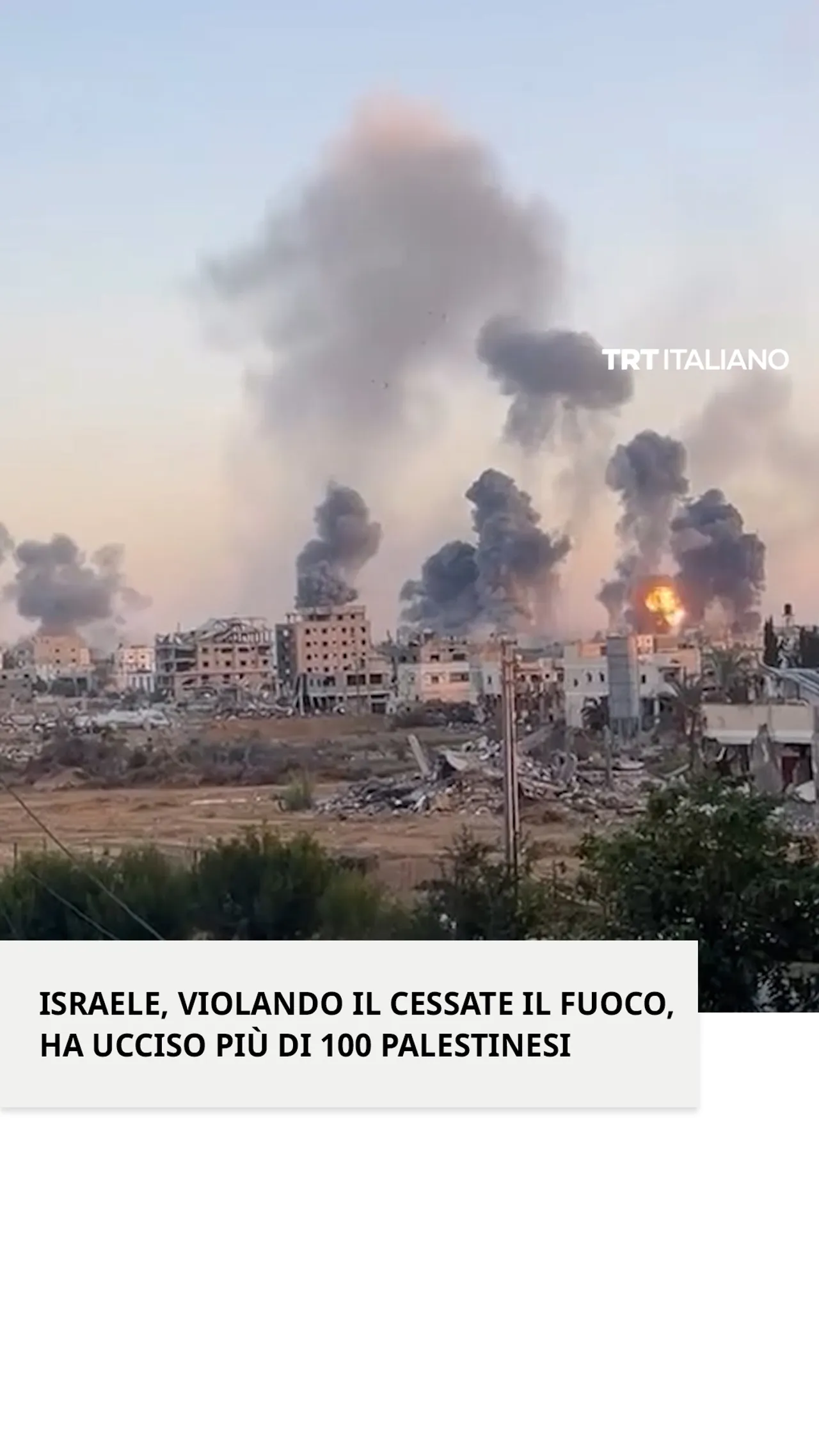 Il numero di palestinesi uccisi a Gaza dall’inizio del cessate il fuoco è salito a 101