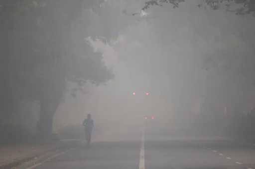 Thick smog blankets New Delhi as Diwali fireworks push pollution to hazardous levels