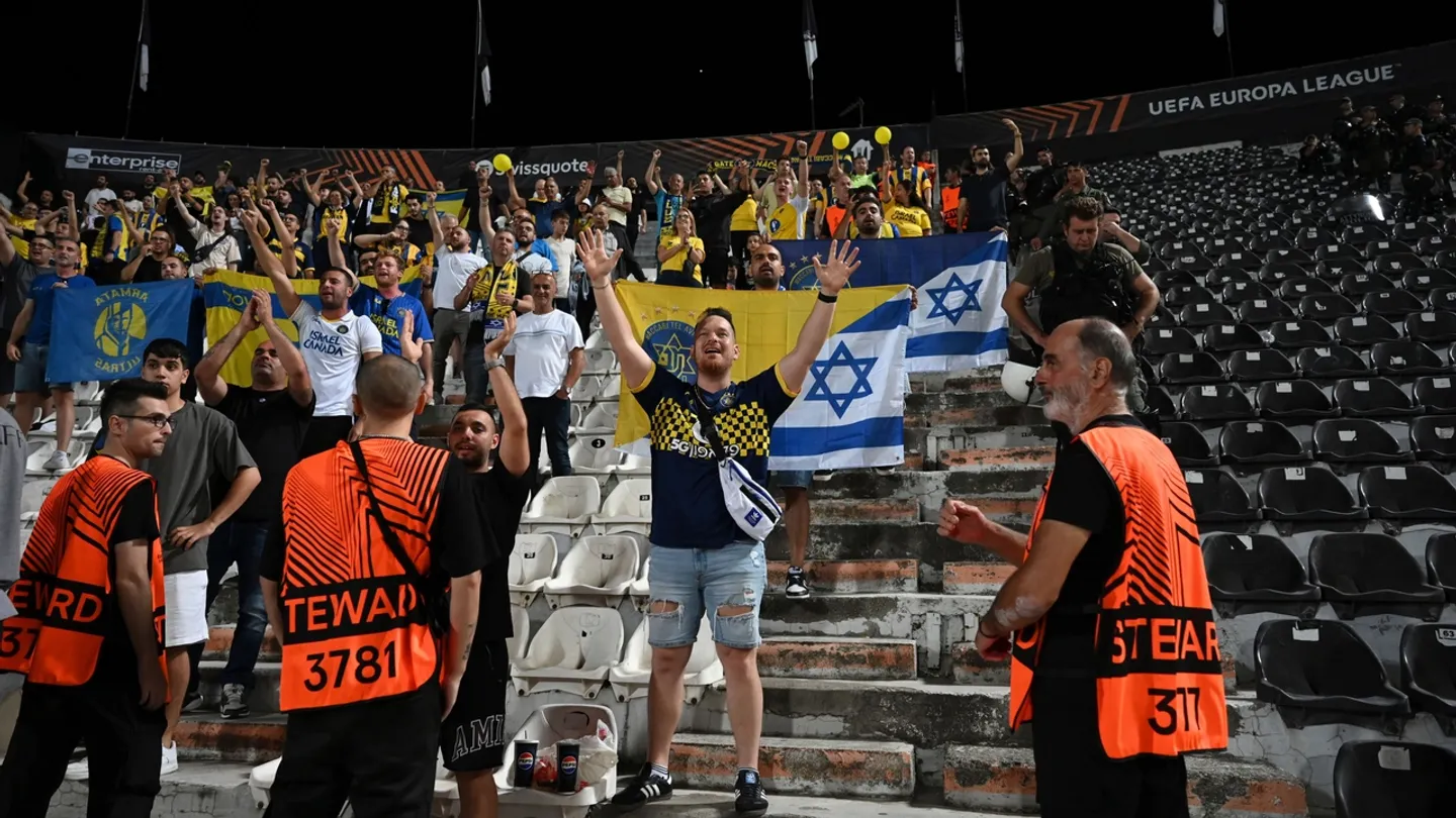 Maccabi Tel Aviv de Israel recusará bilhetes fora após proibição do Aston Villa aos seus adeptos