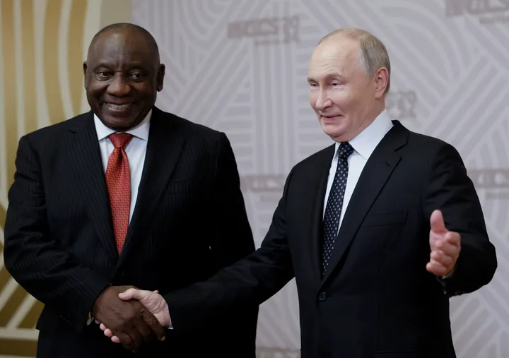 Putin, Ramaphosa discuss peace deal to end Russia-Ukraine war