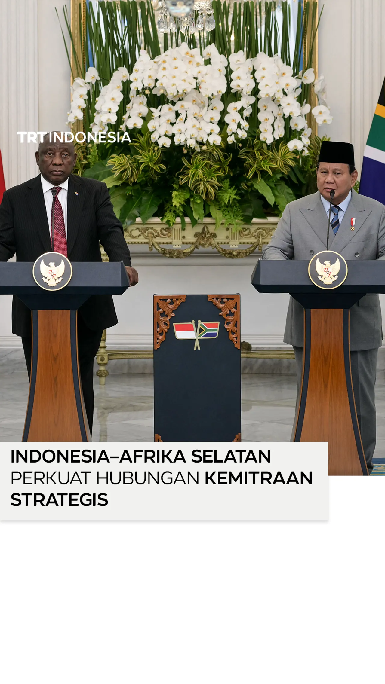 Indonesia–Afrika Selatan sepakat perkuat kemitraan strategis