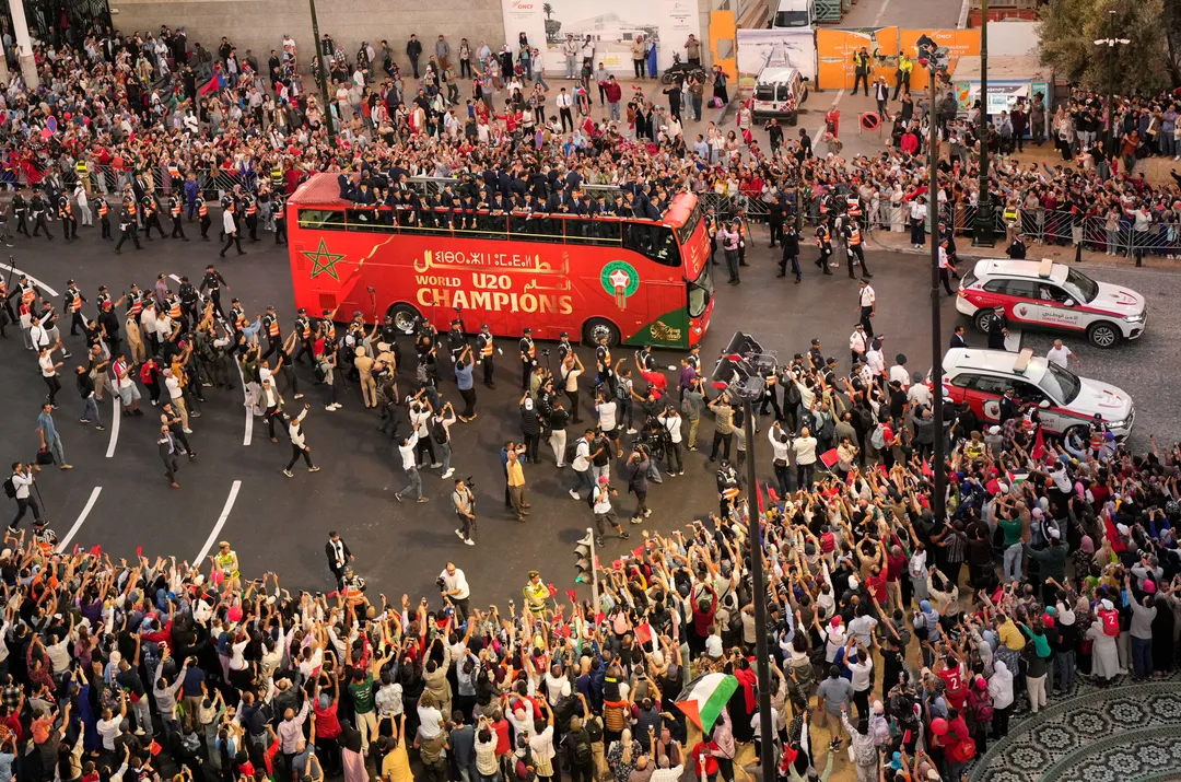 Heroes’ welcome for Under-20 World Cup champions in Morocco