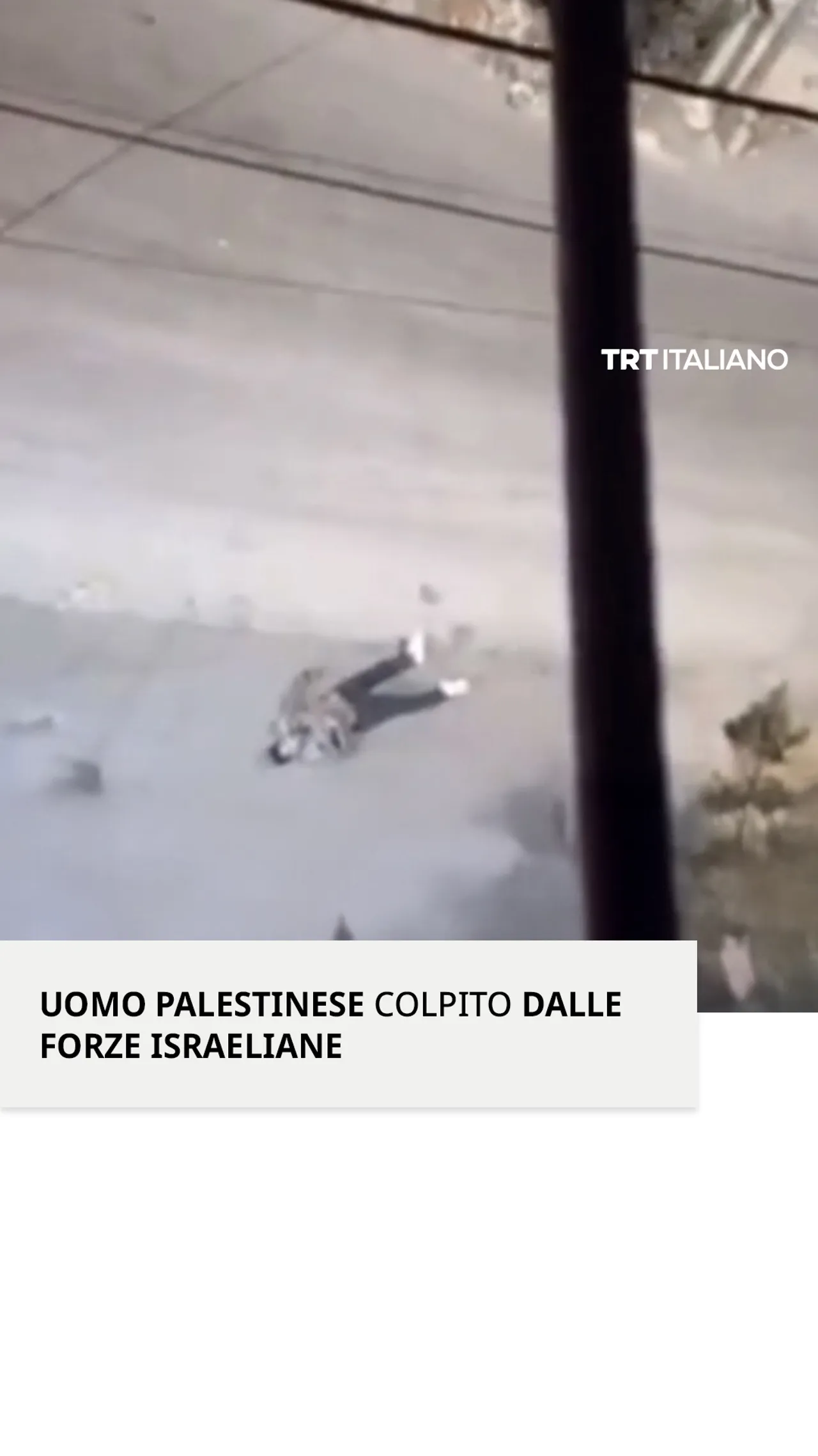 Un uomo palestinese è stato colpito dalle forze israeliane in Cisgiordania occupata