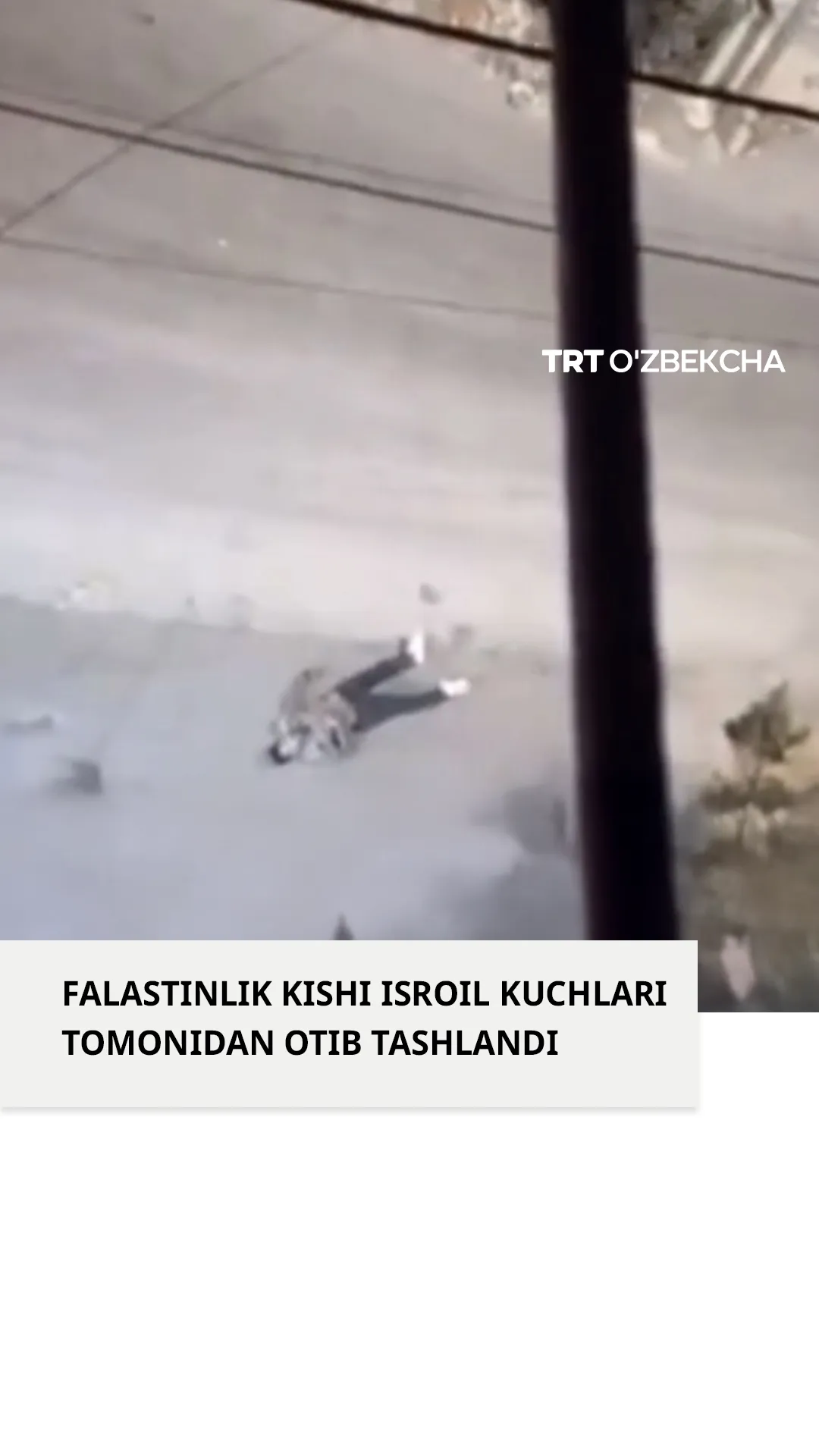 Isroil kuchlari falastinlik kishini otib tashladi