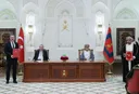 Erdogan and Omani Sultan meet in Muscat, pledge closer ties, back Palestinian two-state solution