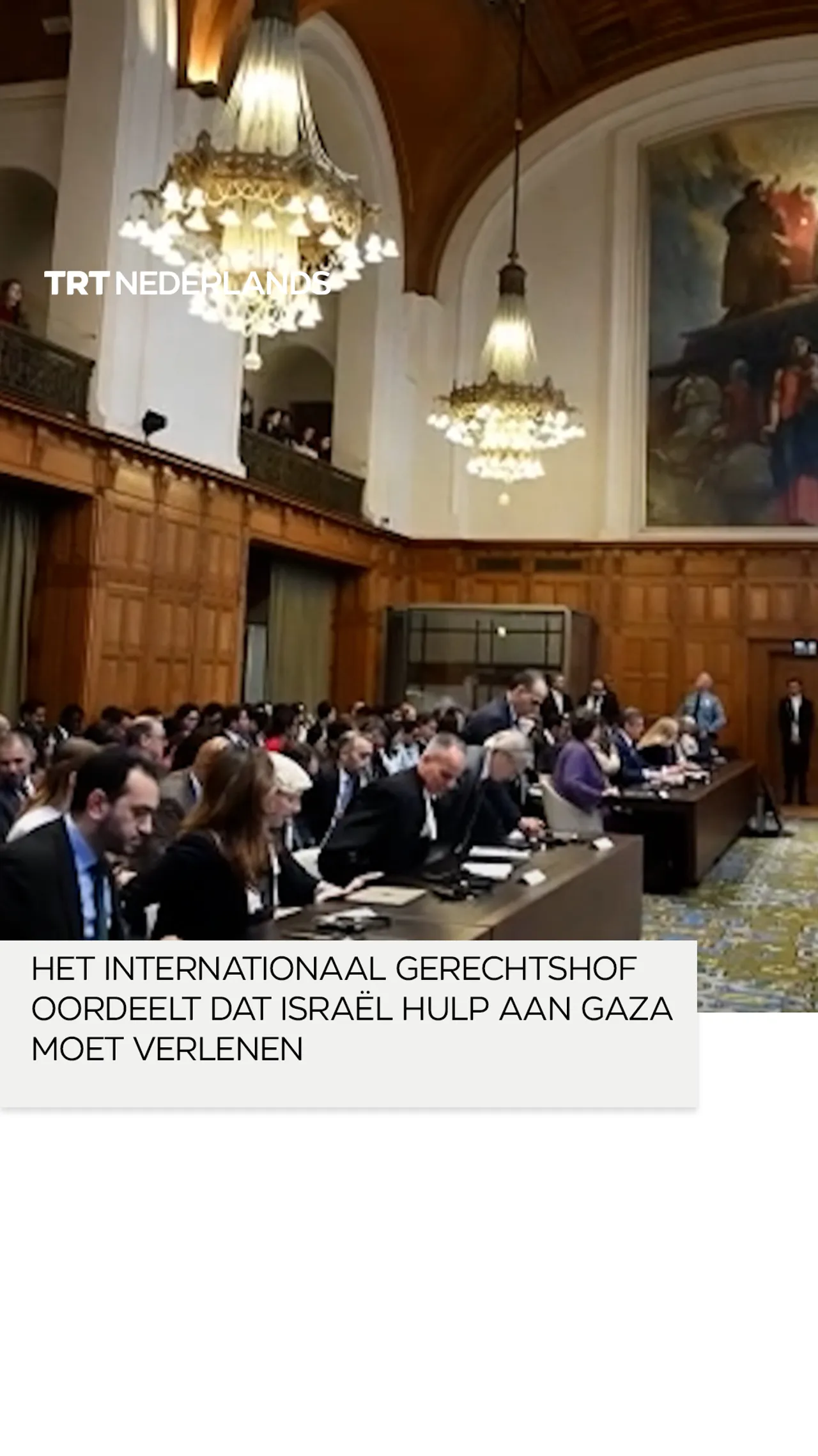 Het IGH oordeelt dat Israël hulp aan Gaza moet verlenen, wijst op onvoldoende voorraden voor burgers