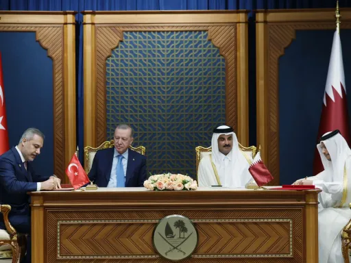 Türkiye e Catar assinam acordos de defesa, comércio e cooperação estratégica