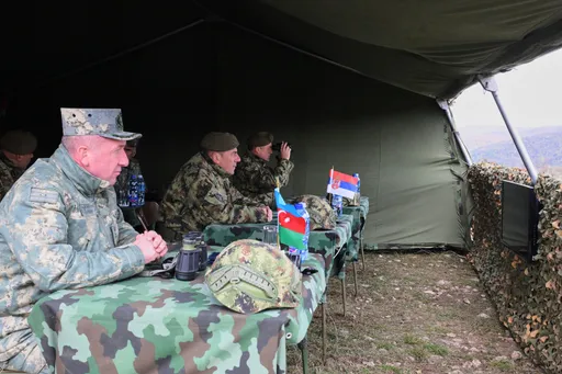 Zajednička taktička obuka artiljeraca Srbije i Azerbejdžana