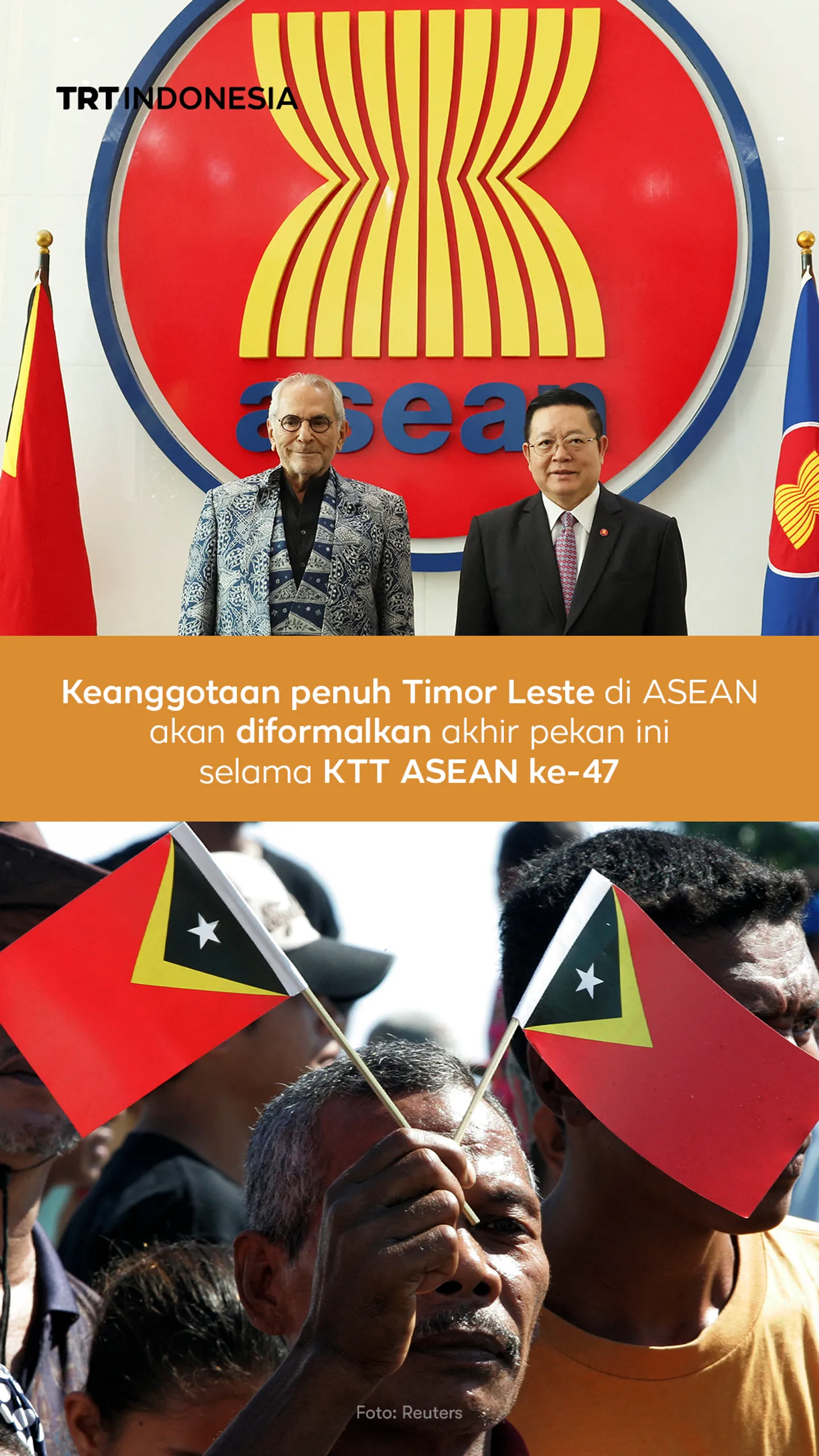 Timor Leste resmi jadi anggota ke-11 ASEAN