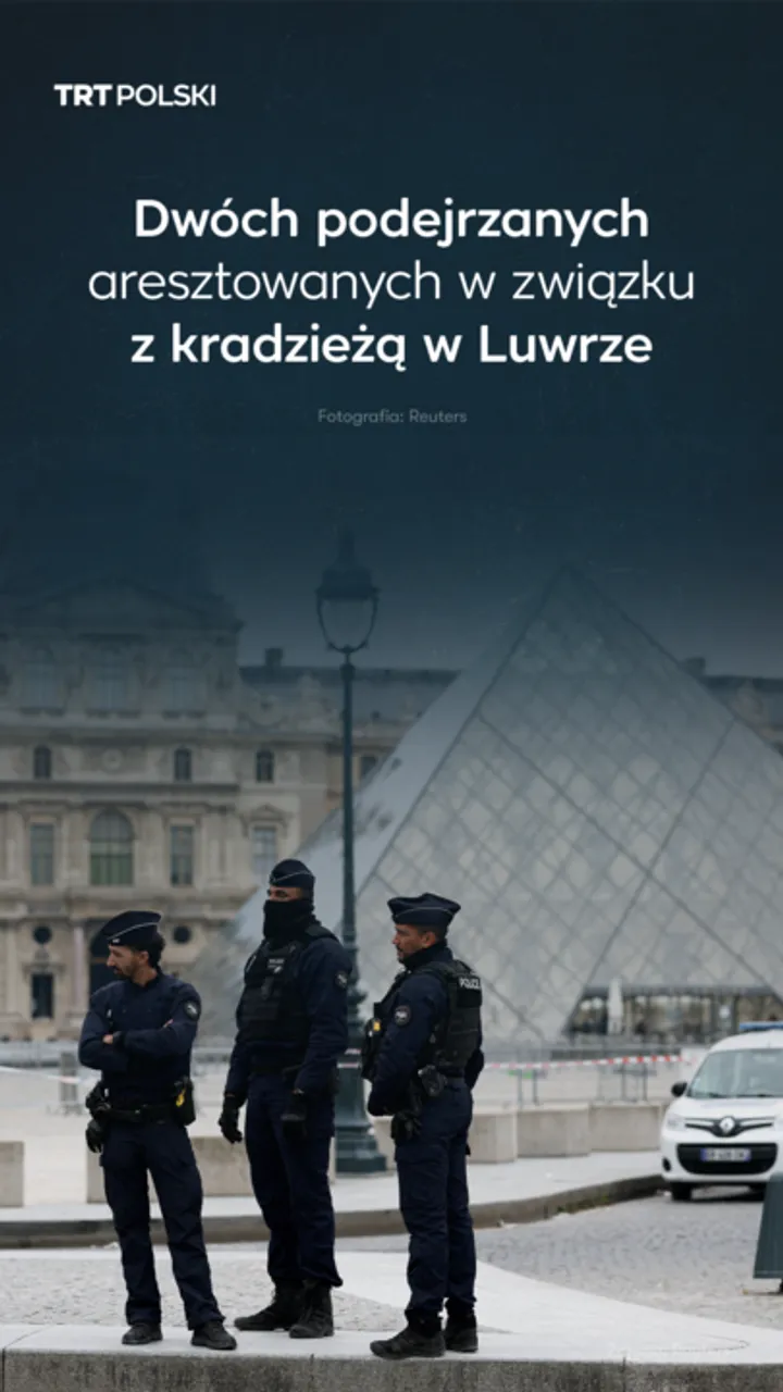 Dwóch podejrzanych aresztowanych w związku z kradzieżą w Luwrze