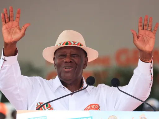 Ouattara, da Costa do Marfim, vence a reeleição presidencial