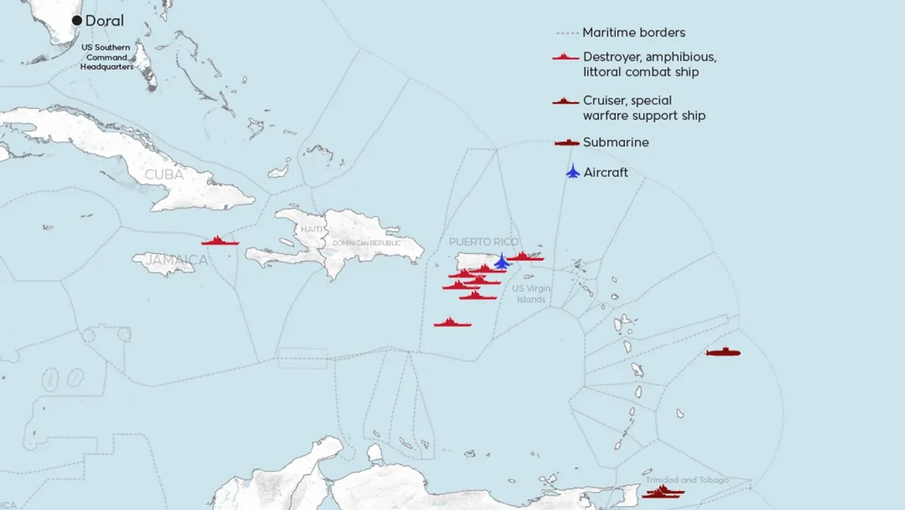 US naval mobilisation in South America
