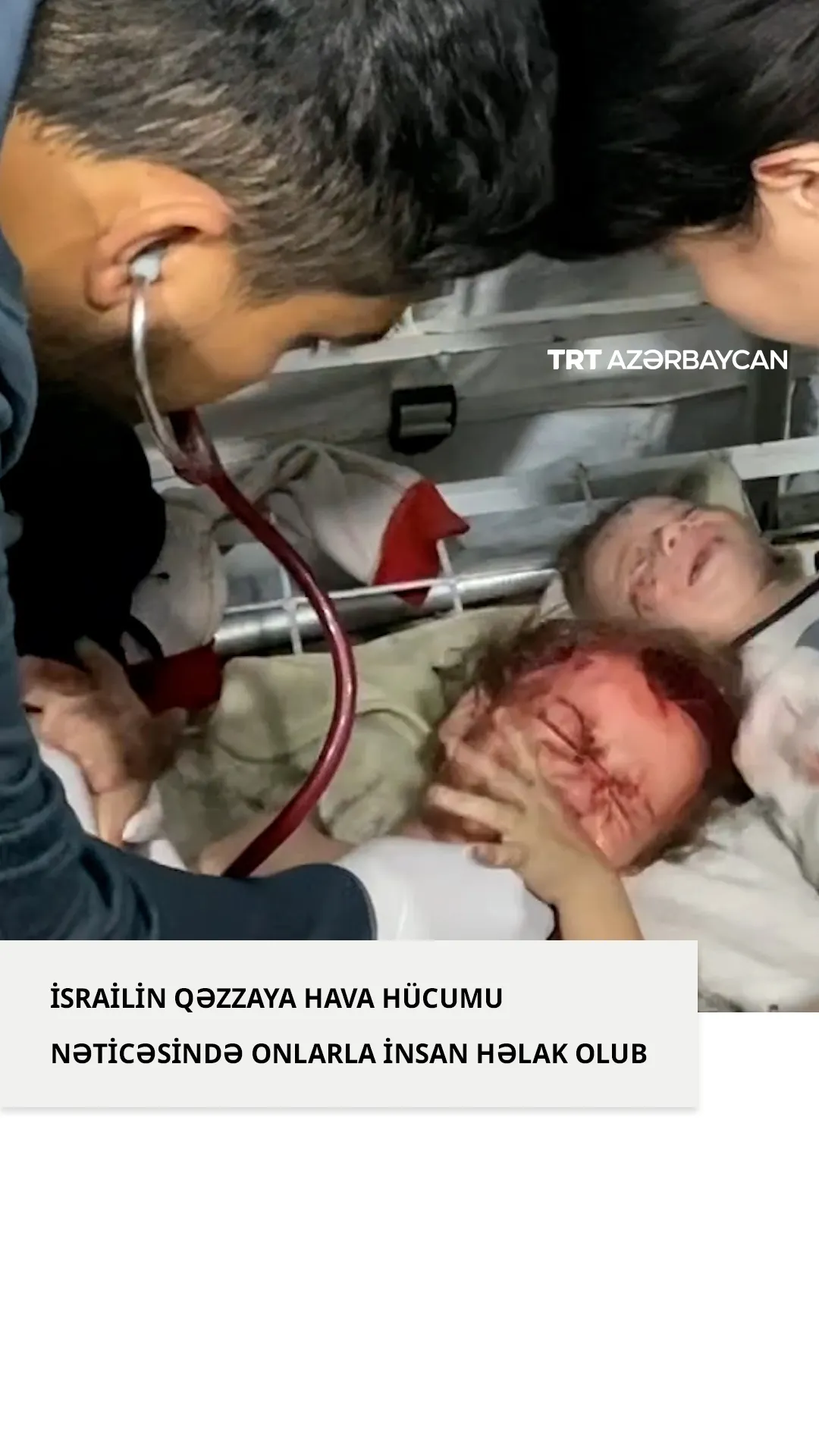 İsrailin Qəzzaya hava hücumu nəticəsində onlarla insan həlak olub