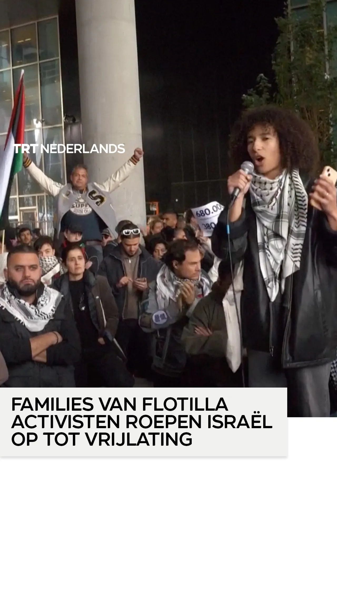 Families van activisten aan boord de flotilla roepen Israël op tot hun vrijlating