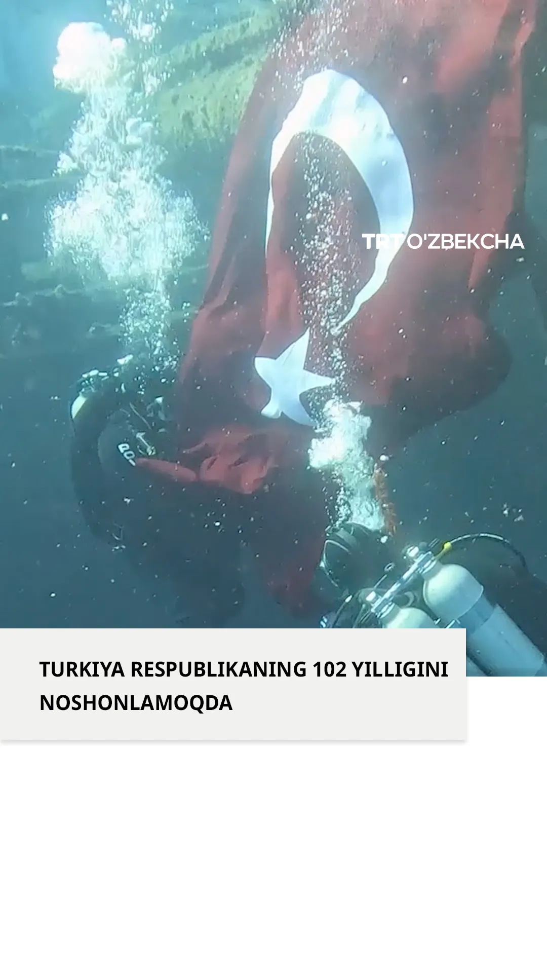 Turkiya Respublikasining 102 yilligi nishonlandi