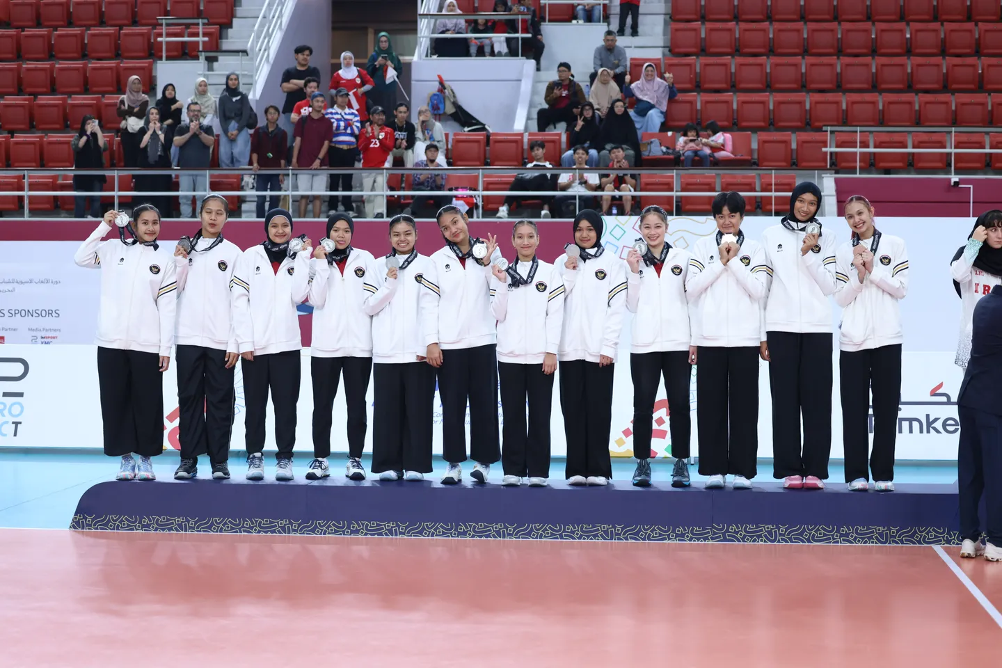 Tim voli putri U-18 Indonesia raih perak di Asian Youth Games 2025